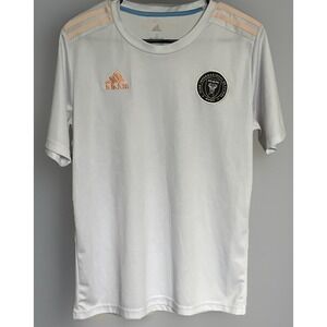 Inter Miami‎ Soccer White Jersey Mens Small Adidas CLIMACOOL Futbol MEXICO 14